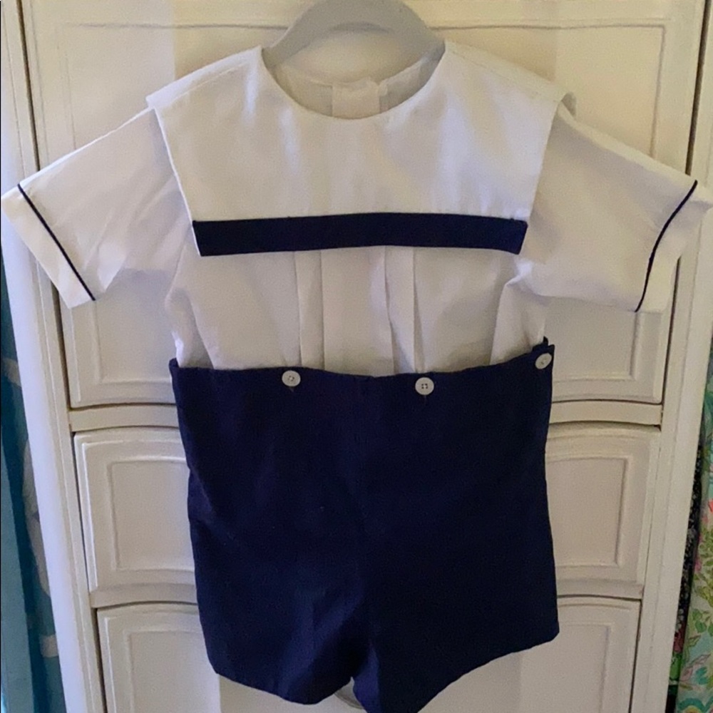 Monday’s Child vintage boy Jon Jon button shorts